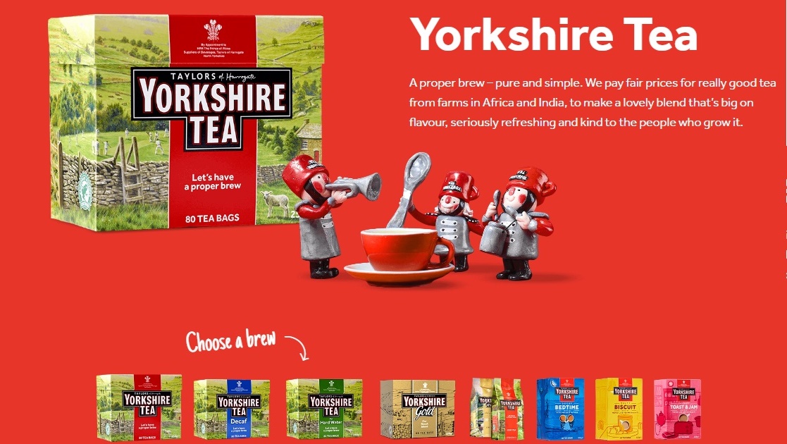 Yorkshire tea ﾖｰｸｼｬｰﾃｨｰ