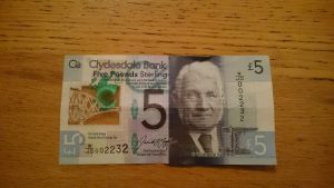スコットランドのプラスチック（ポリマー）紙幣