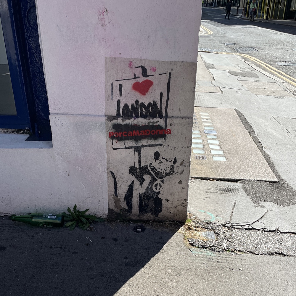  "I love London, Robbo."